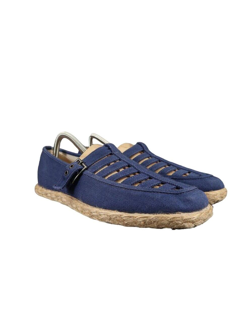 Keds Shoe Women 9.5 Sandal Sneaker Espadrille Flat Blue Buckle Breathable Casual